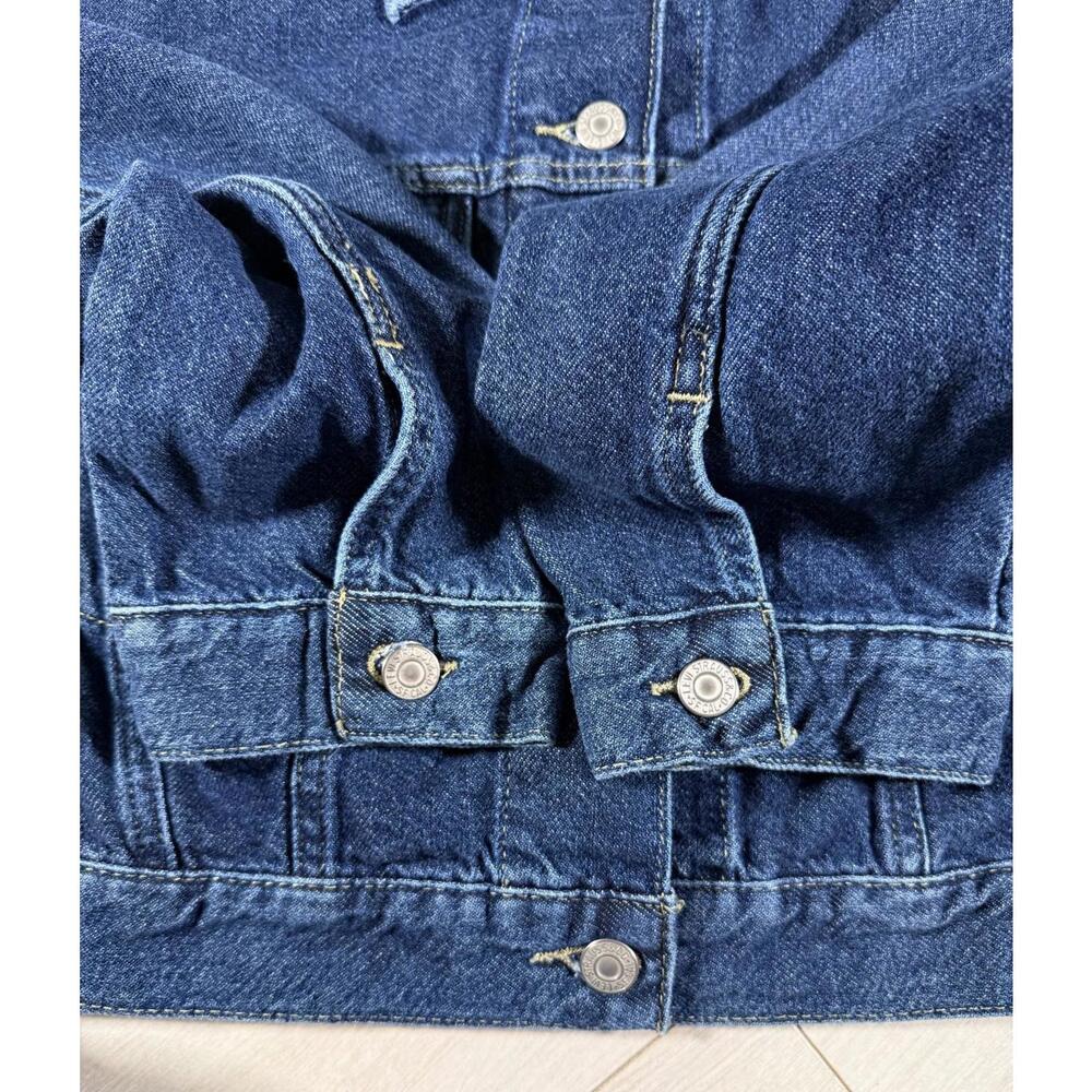 Levi's Women's  Shrunken ' 90s Trucker Jacket Dark Blue Size Small - Picture 5 of 11